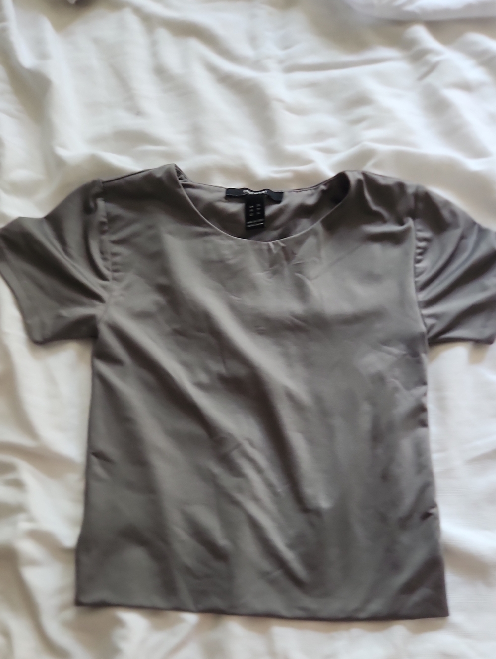 Classic Crewneck Women’s Top in Taupe